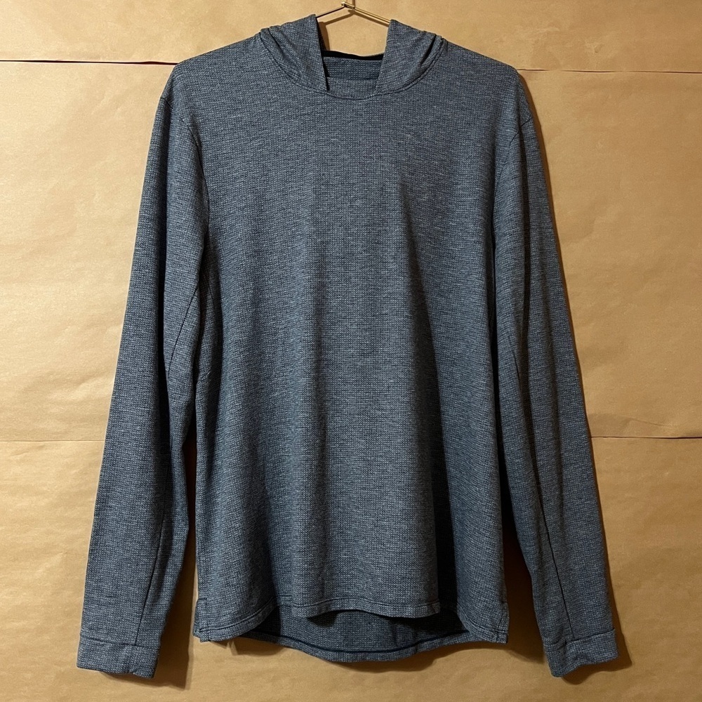 Lululemon | Men's Switch Up Long Sleeve Hoodie Pullover Mesh Navy Blue Size M